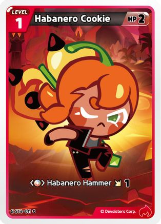 Habanero Cookie (ST6-011) - Starter Deck Assortment 2 Legendary Cookie