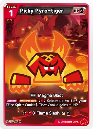 Picky Pyro-tiger (ST6-012) - Starter Deck Assortment 2 Legendary Cookie