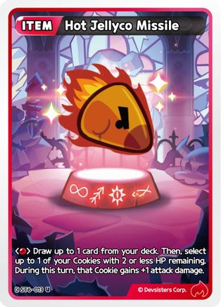 Hot Jellyco Missile (ST6-013) - Starter Deck Assortment 2 Legendary Cookie