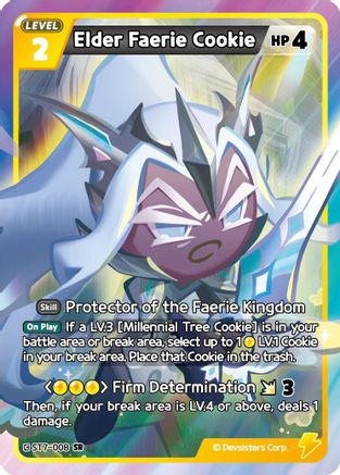 Elder Faerie Cookie (ST7-008) - Starter Deck Assortment 2 Legendary Cookie Foil
