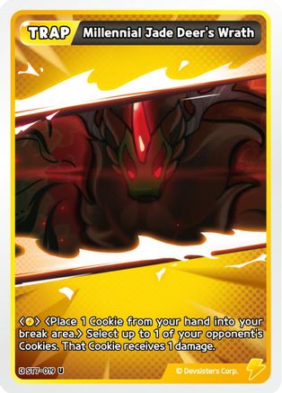 Millennial Jade Deer's Wrath (ST7-019) - Starter Deck Assortment 2 Legendary Cookie