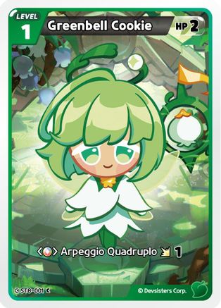 Greenbell Cookie (ST8-001) - Starter Deck Assortment 2 Legendary Cookie