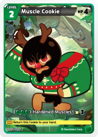 Muscle Cookie (ST8-002) - Starter Deck Assortment 2 Legendary Cookie