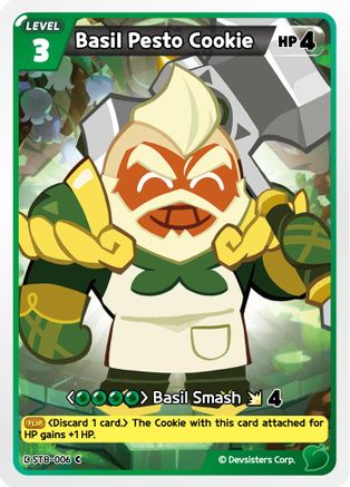 Basil Pesto Cookie (ST8-006) - Starter Deck Assortment 2 Legendary Cookie