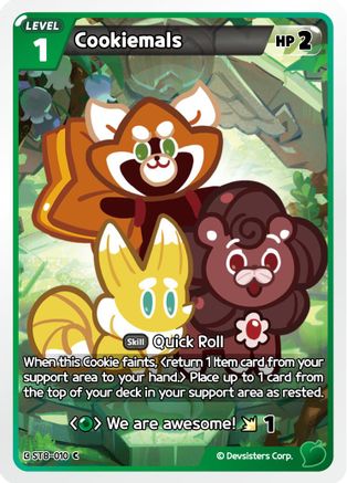 Cookiemals (ST8-010) - Starter Deck Assortment 2 Legendary Cookie