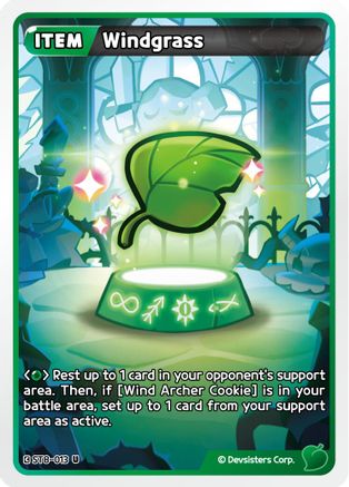 Windgrass (ST8-013) - Starter Deck Assortment 2 Legendary Cookie