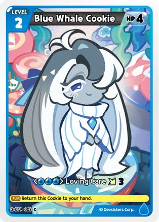 Blue Whale Cookie (ST9-003) - Starter Deck Assortment 2 Legendary Cookie