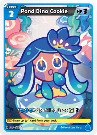 Pond Dino Cookie (ST9-004) - Starter Deck Assortment 2 Legendary Cookie
