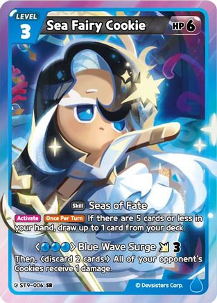 Sea Fairy Cookie (ST9-006) - Starter Deck Assortment 2 Legendary Cookie Foil