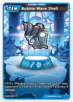 Bubble Wave Shell (ST9-016) - Starter Deck Assortment 2 Legendary Cookie