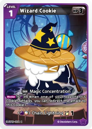 Wizard Cookie (ST10-004) - Starter Deck Assortment 2 Legendary Cookie