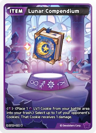 Lunar Compendium (ST10-014) - Starter Deck Assortment 2 Legendary Cookie