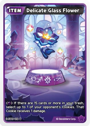 Delicate Glass Flower (ST10-016) - Starter Deck Assortment 2 Legendary Cookie