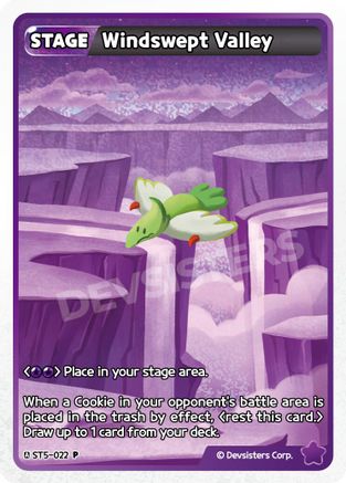 Windswept Valley (ST5-022) - Promotion Cards Foil