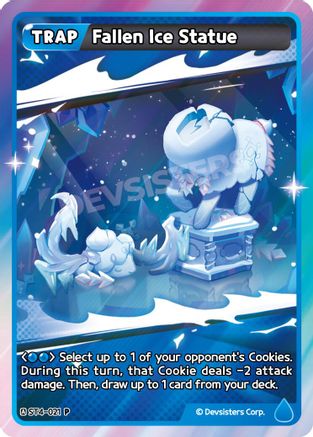 Fallen Ice Statue (ST4-021) - Promotion Cards Foil