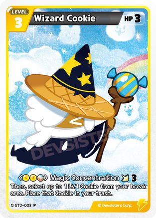 Wizard Cookie (003) (ST2-003) - Promotion Cards Foil