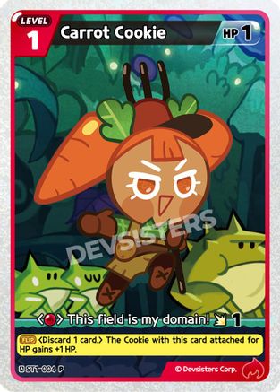 Carrot Cookie (ST1-004) - Promotion Cards Foil