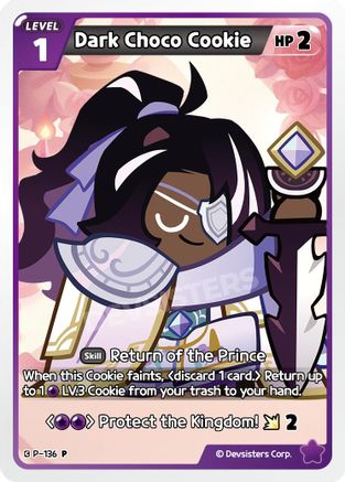 Dark Choco Cookie (P-136) - Promotion Cards