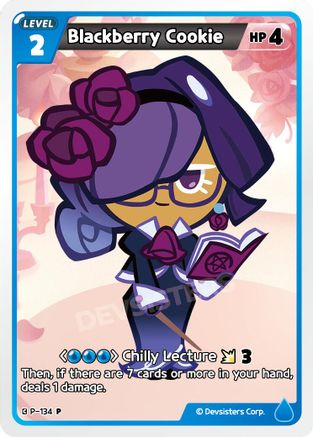 Blackberry Cookie (134) (P-134) - Promotion Cards