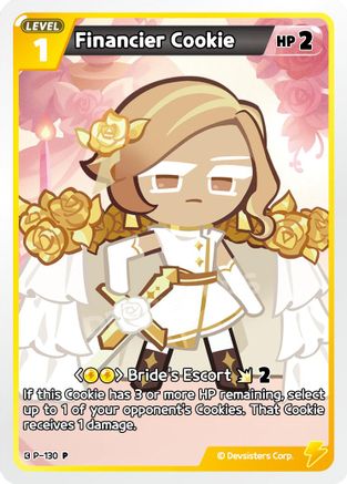 Financier Cookie (P-130) - Promotion Cards