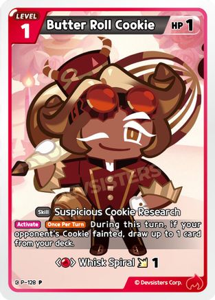 Butter Roll Cookie (P-128) - Promotion Cards