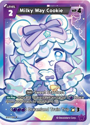 Milky Way Cookie (124) (P-124) - Promotion Cards Foil