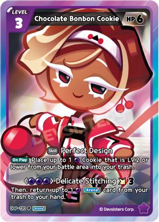 Chocolate Bonbon Cookie (P-120) - Promotion Cards Foil