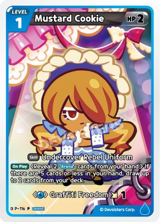 Mustard Cookie (116) (P-116) - Promotion Cards