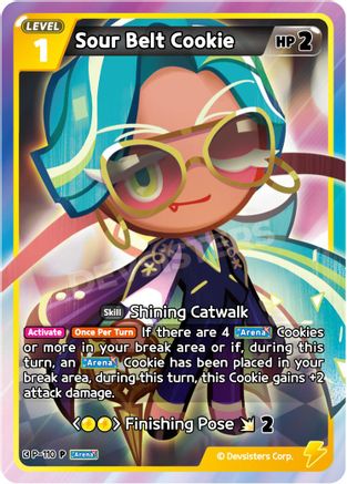 Sour Belt Cookie (110) (P-110) - Promotion Cards Foil