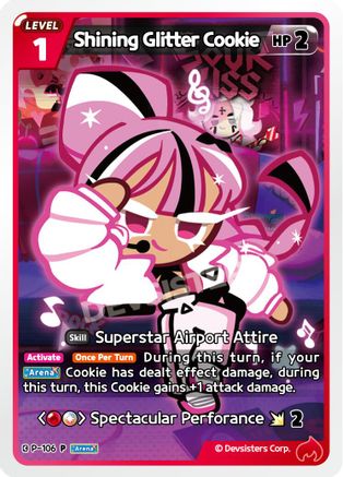 Shining Glitter Cookie (P-106) - Promotion Cards