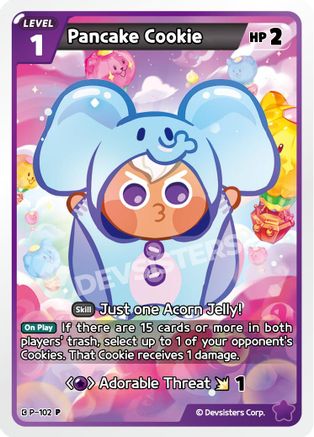 Pancake Cookie (P-102) - Promotion Cards