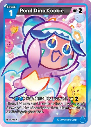Pond Dino Cookie (P-101) - Promotion Cards Foil