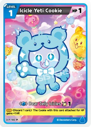 Icicle Yeti Cookie (P-100) - Promotion Cards