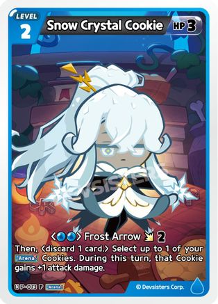 Snow Crystal Cookie (P-073) - Promotion Cards