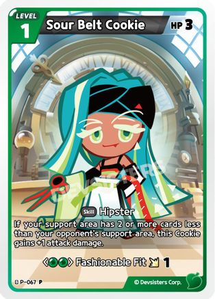 Sour Belt Cookie (067) (P-067) - Promotion Cards