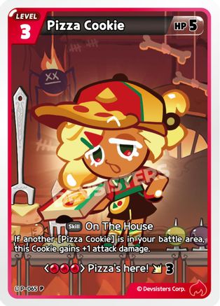 Pizza Cookie (P-065) - Promotion Cards