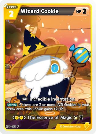 Wizard Cookie (057) (P-057) - Promotion Cards