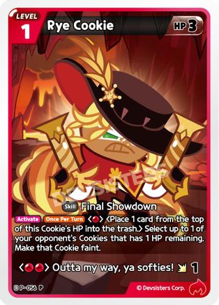 Rye Cookie (P-056) - Promotion Cards