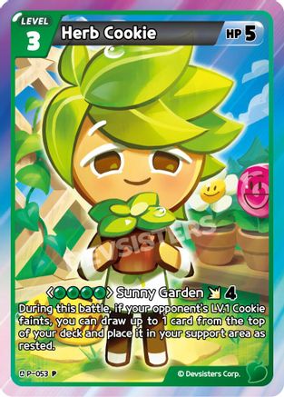 Herb Cookie (P-053) - Promotion Cards Foil