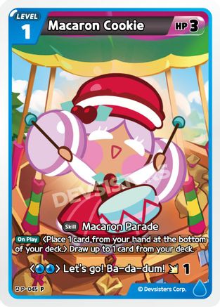 Macaron Cookie (P-045) - Promotion Cards