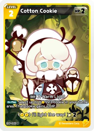 Cotton Cookie (P-043) - Promotion Cards