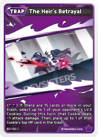 The Heir's Betrayal (box topper) (P-031) - Promotion Cards