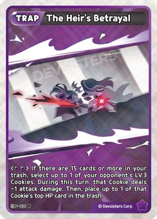 The Heir's Betrayal (Participants prize) (P-031) - Promotion Cards Foil