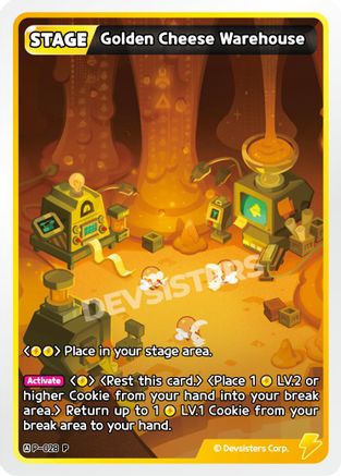 Golden Cheese Warehouse (P-028) - Promotion Cards