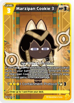Marzipan Cookie 3 (P-026) - Promotion Cards