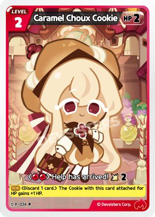 Caramel Choux Cookie (P-024) - Promotion Cards