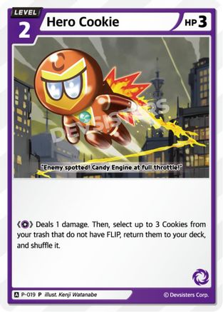 Hero Cookie (P-019) - Promotion Cards