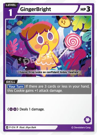 GingerBright (014) (P-014) - Promotion Cards
