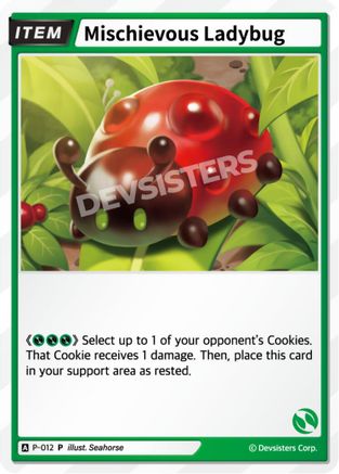 Mischievous Ladybug (Ver. 1) (P-012) - Promotion Cards