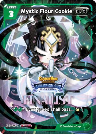 Mystic Flour Cookie (Finalist) (P-090) - Promotion Cards Foil